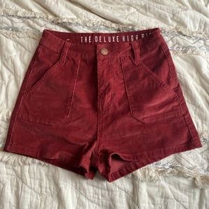Cotton on mid rise corduroy shorts